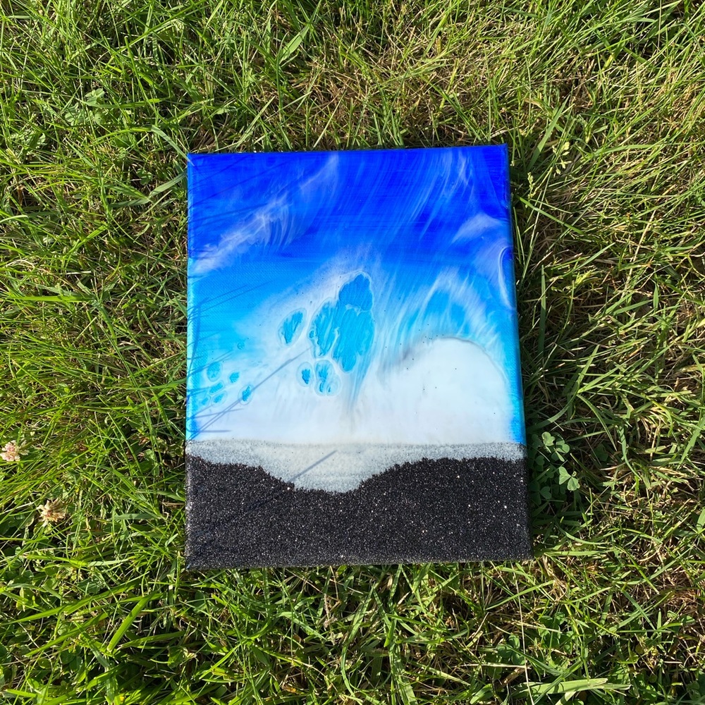 🌊Original Resin Ocean Art Painting🌊